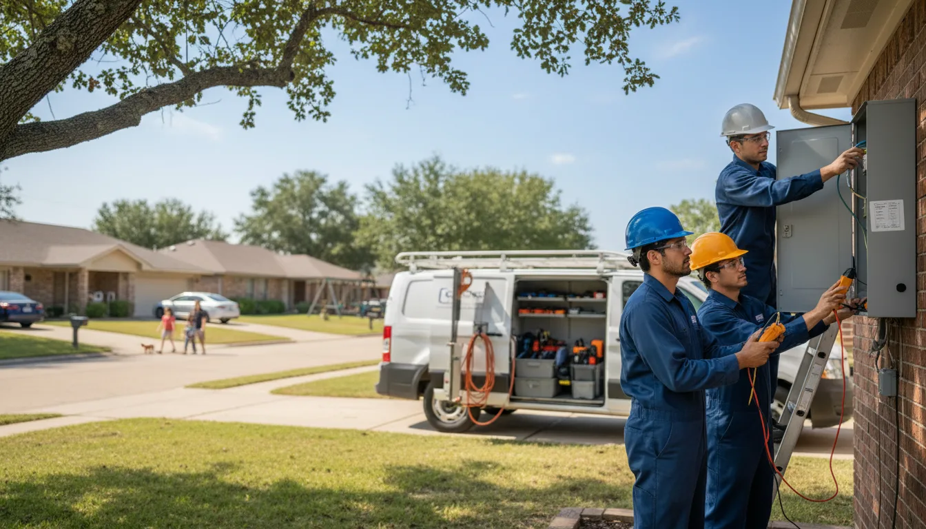Certified electrician providing emergency electrical services in Oriska, ND